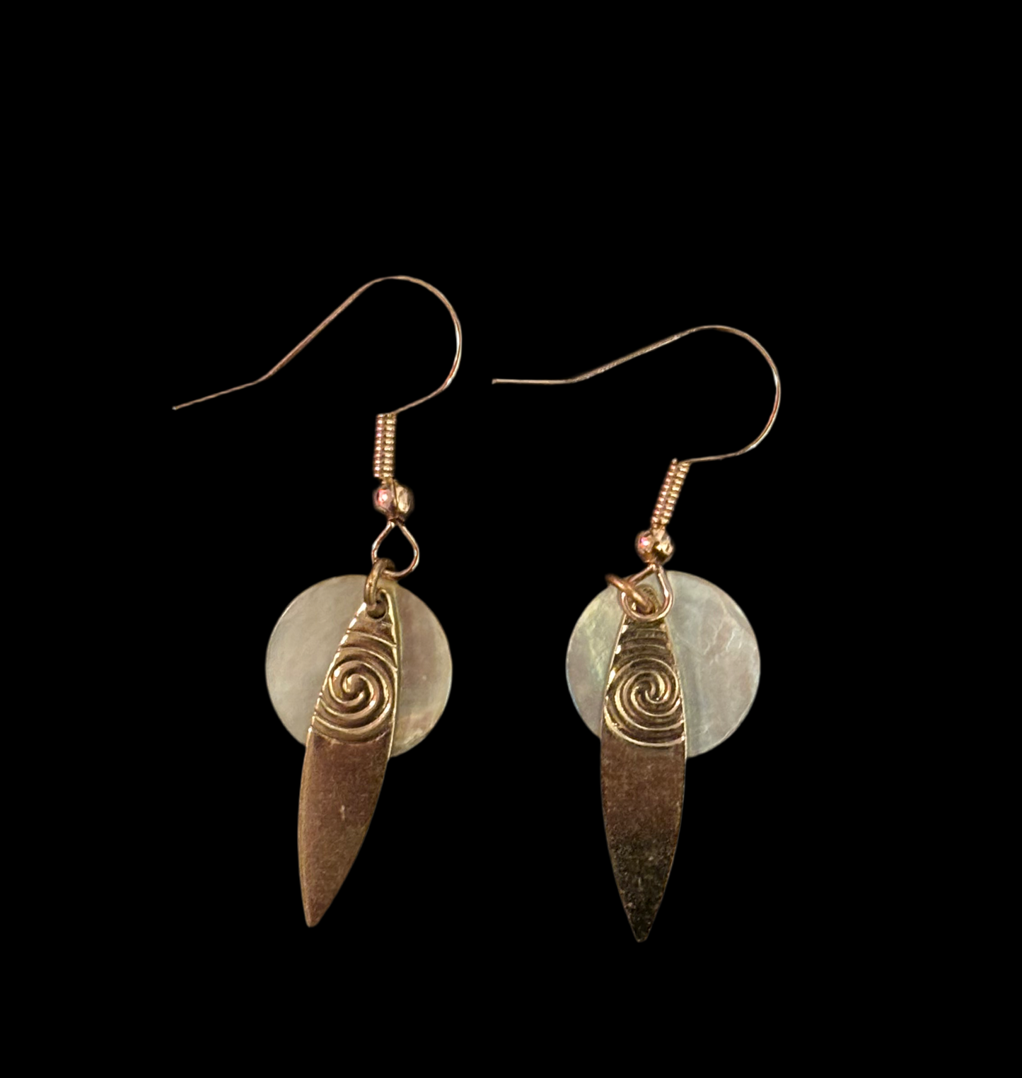Spiral Surf Board Earrings