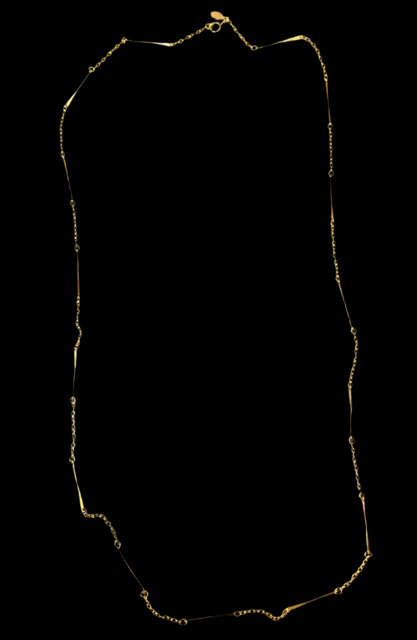 Vintage 80s AVON signed, high quality, rod design chain