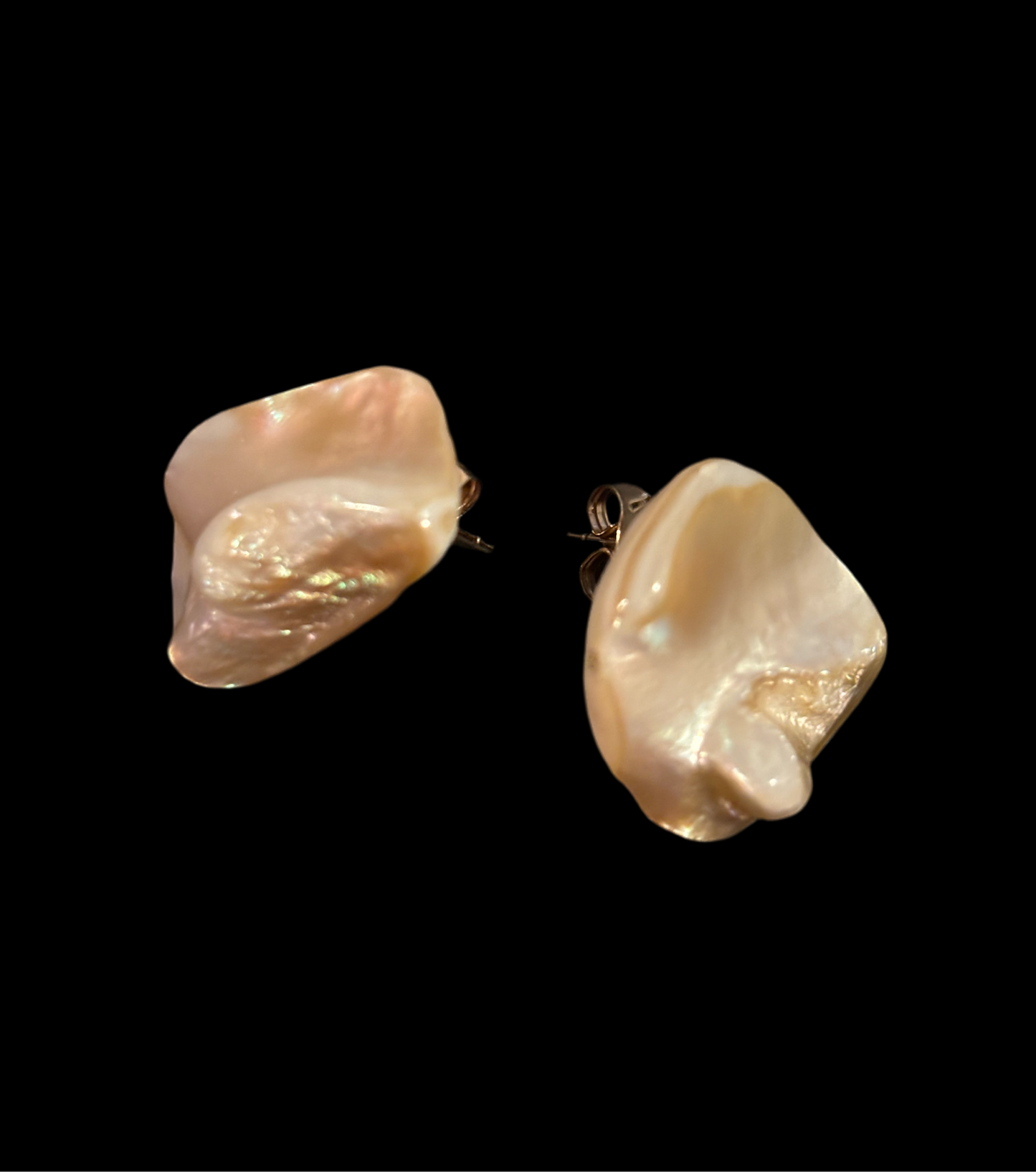 Iridescent Stud Earrings