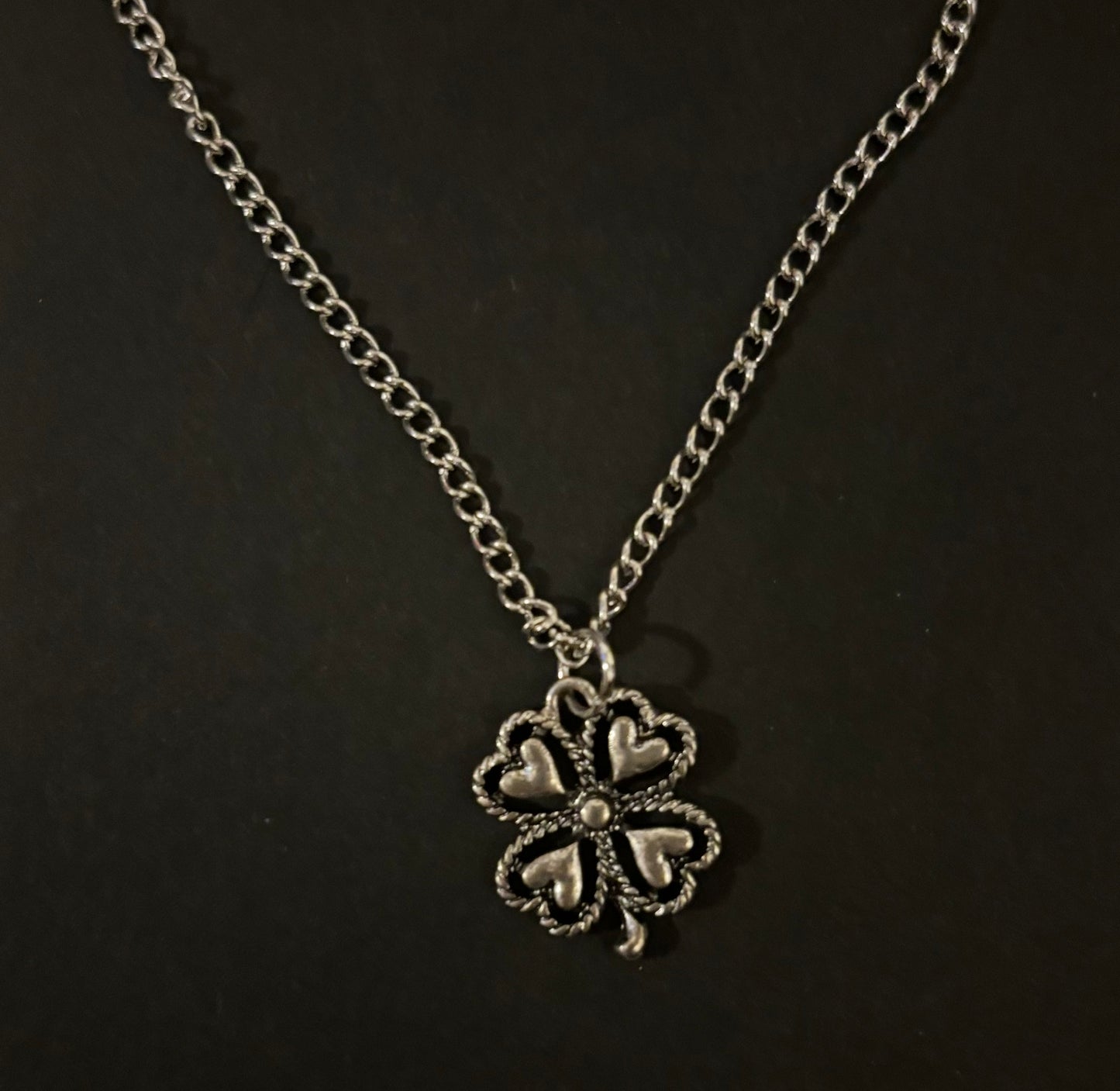 Heart Clover Necklace