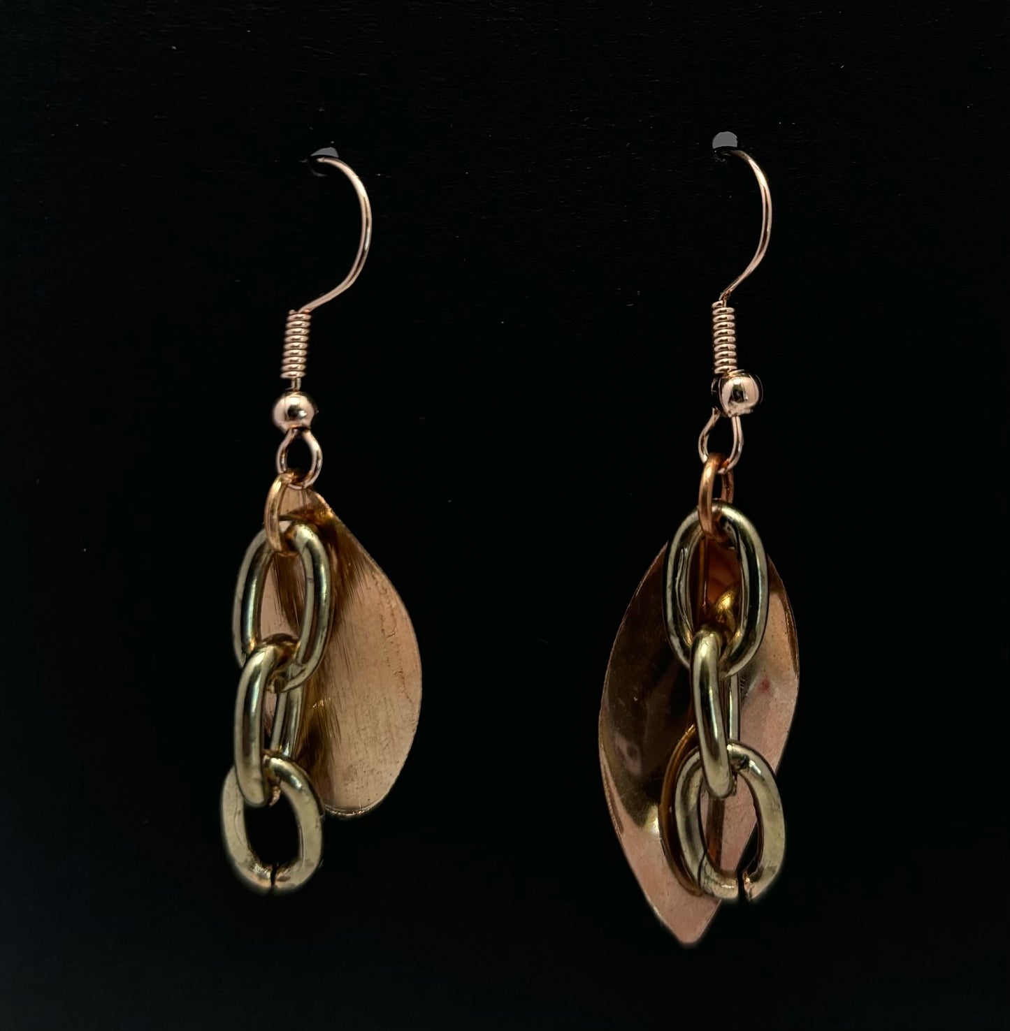 Copper Leaf and Gold Chain